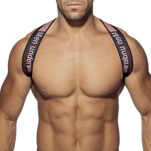 Herren Pump-Harness in Pink — Stilvolles Accessoire für Ihr Outfit