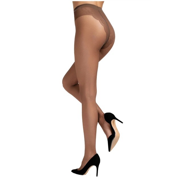 Колготи Elegant Lady сатинові 40 den коричневі — комфорт та стиль