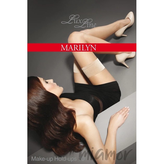 Durchsichtige matte Strümpfe Marilyn Make-Up — Luxus für Frauenbeine