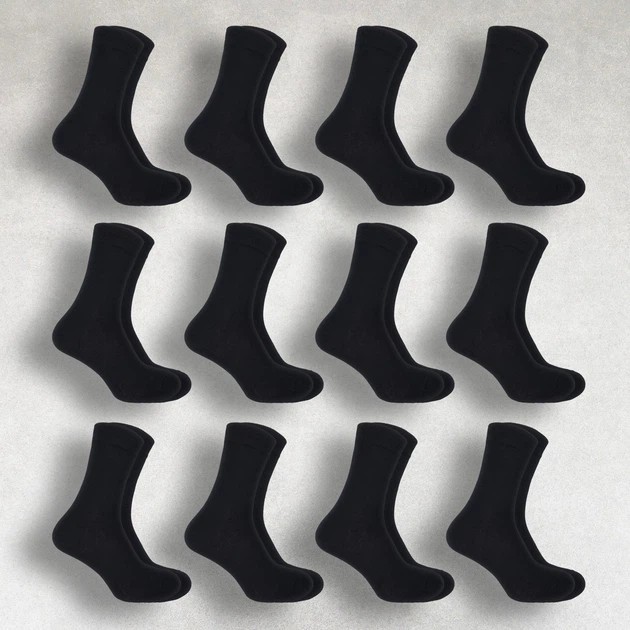 Set aus Herren Socken Klassik Schwarz — Komfort für jeden Tag