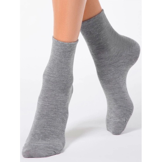 Damen Conte Comfort Socken aus grauer Viskose — Wärme und Komfort