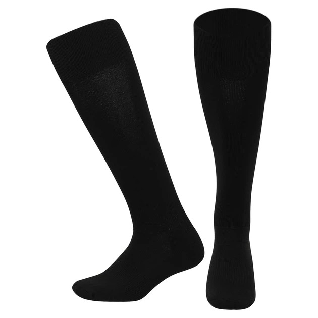 Fussballsocken für Herren SP — schwarze Baumwolle und Nylon
