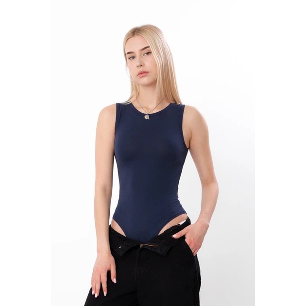 Damen Bodysuit Top Nosi Svoje in Dunkelblau — Komfort und Stil