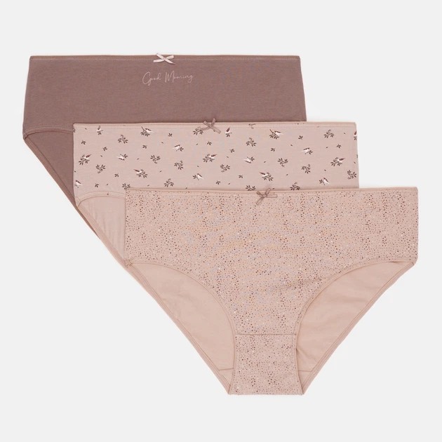Set aus Damen Baumwollslips Lama Cotton — Komfort und Stil