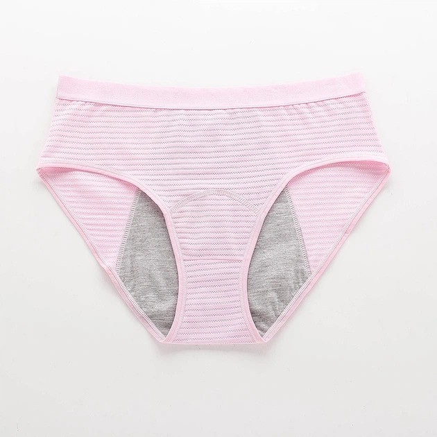 Chormien Baumwoll-Menstruationsunterwäsche — rosafarbene Komfortlösung