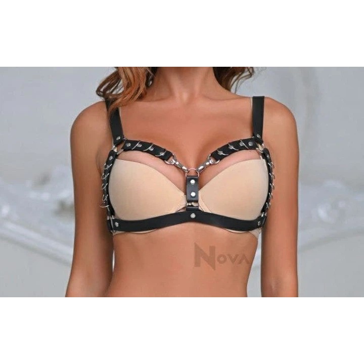 Nova Eco-Leder Gurt — Damen Schwarz