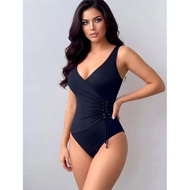 Damen Shaping Badeanzug Fuba in Schwarz — Komfort und Stil