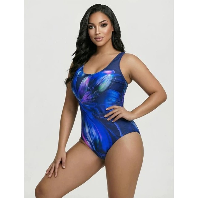 Fuba Damen Badeanzug in Blau — Stilvoll und Bequem