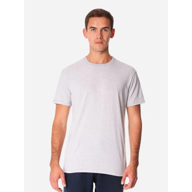 Herren T-Shirt aus Baumwolle in Grau Melange — Komfort für jeden Tag
