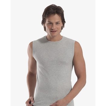 Gilet pour homme Oztas gris en coton élastique