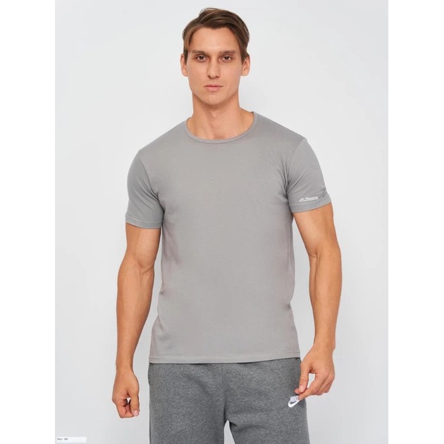 T-shirt en coton Kappa pour homme gris – Confort et style