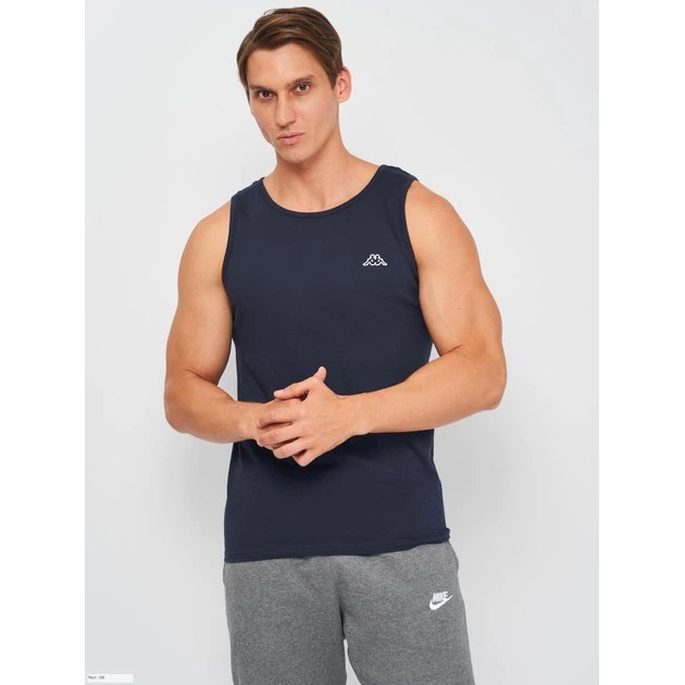 Herren Baumwoll Tanktop Kappa in Dunkelblau — Komfort und Stil