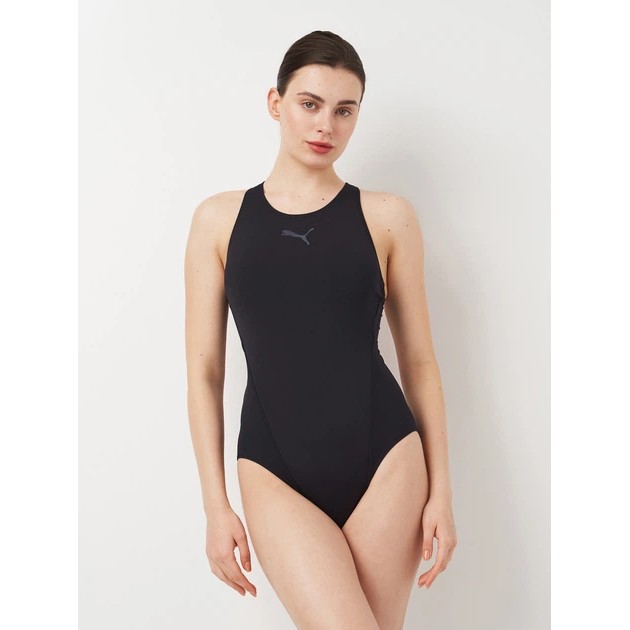 Maillot de bain une pièce Puma noir pour femme – style et confort pour la natation