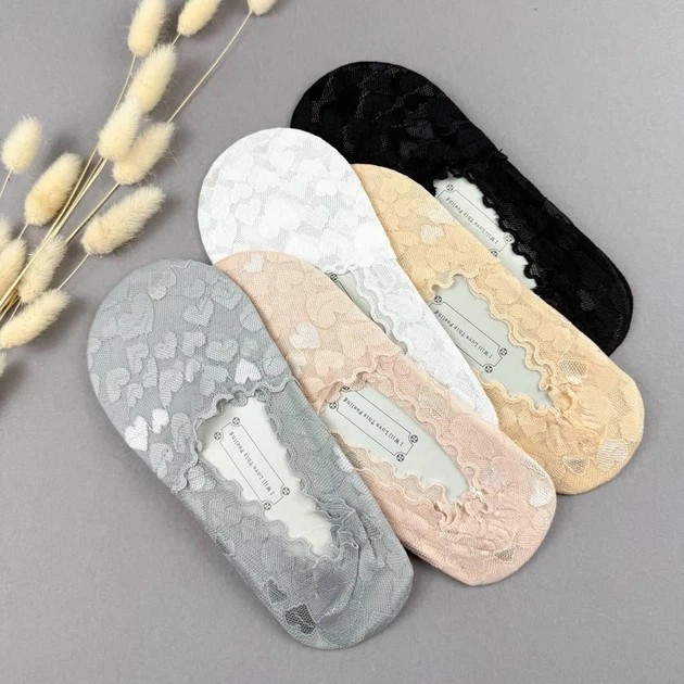 Lot de chaussettes en dentelle pour femme – élégance et confort