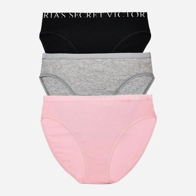 Комплект женских трусиков-брифов Victoria's Secret — мягкий хлопок