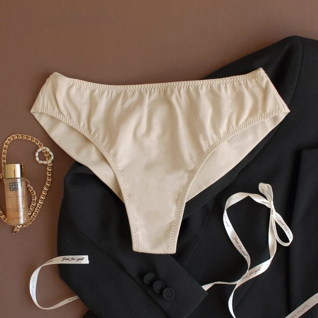 Damen Baumwoll-Brasilianer in Beige — Komfort und Stil