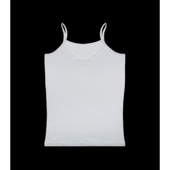 Women's Lace Tank Top Donella - White
