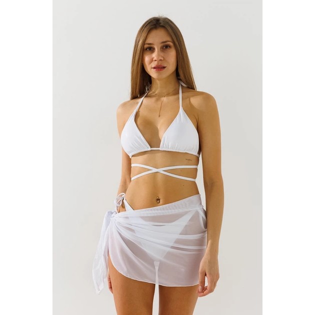 Pareo blanco Onme para mujer - Accesorio elegante para la playa