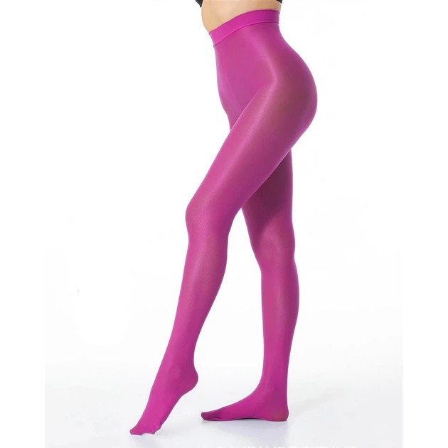 Shiny Stage Tights in Pink — Professional Quality for Performers