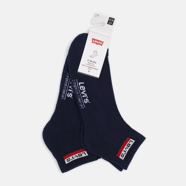 Комплект чоловічих шкарпеток Levi's Mid Cut – комфорт на весь день