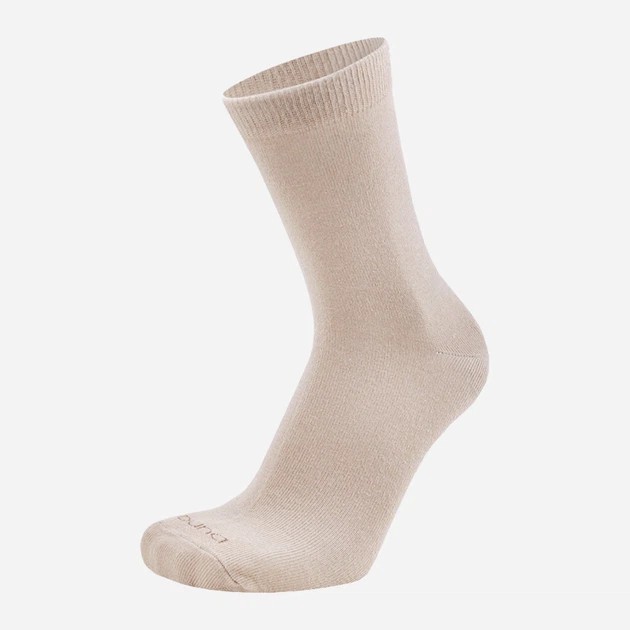 Chaussettes en coton DUNA beige foncé pour femme