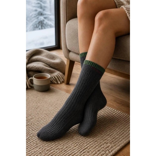 Damen Thermosocken Roff in Graphitfarbe — Wärme und Komfort