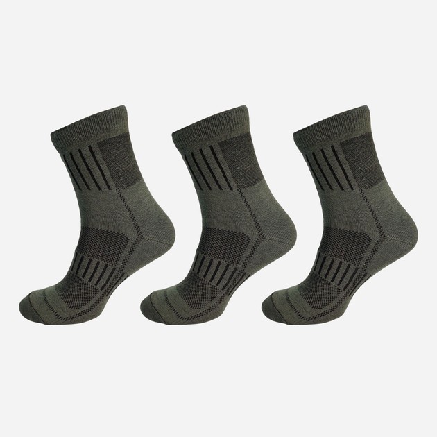 Calcetines de senderismo para hombre Leo en color oliva – comodidad en el calor
