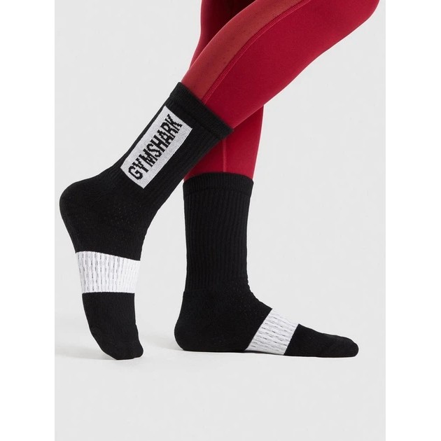 Chaussettes Gymshark noires en coton – confort et style