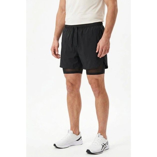 Herren Schwimmshorts PitStop in Schwarz mit Innenslip