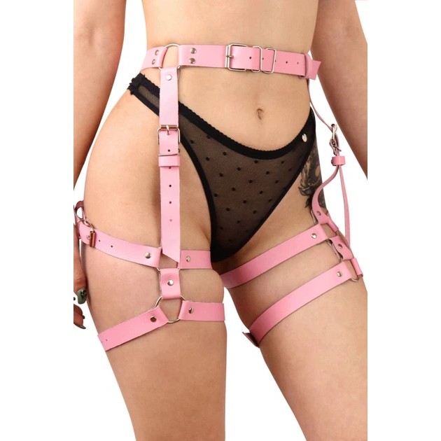 Leder Oberschenkelhalter von Art of Sex - Claire Rosa