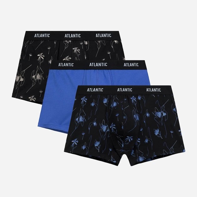Set of Men's Cotton Boxer Briefs by Atlantic