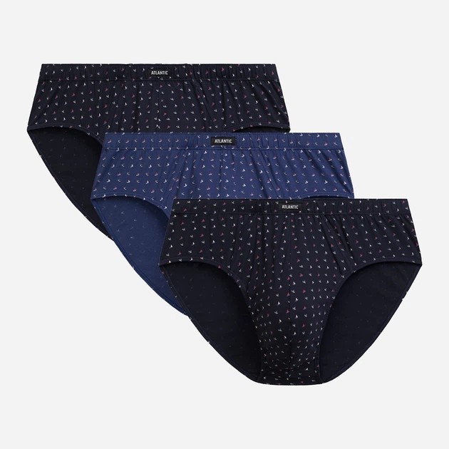 Männer Baumwoll Slips Set von Atlantic - 3er Pack