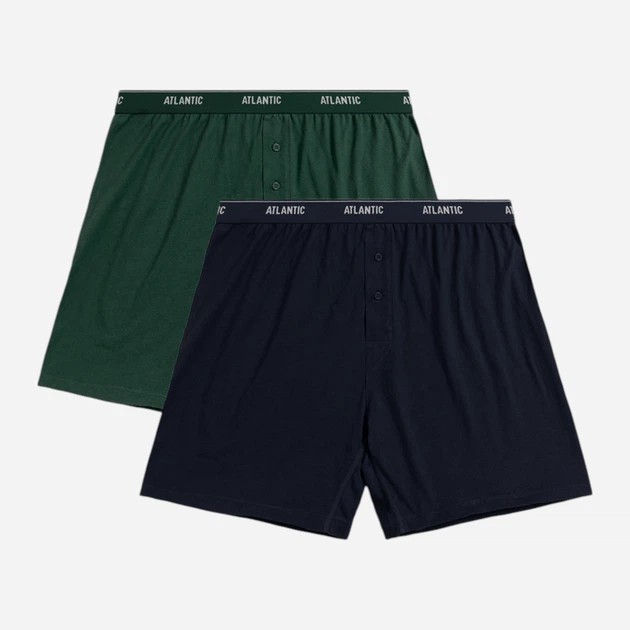 Men's Cotton Boxer Set by Atlantic, 2 Pack