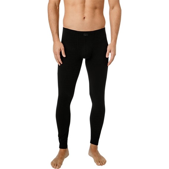 Caleçons Longs pour Homme Bugatti Noirs en Tissu Doux