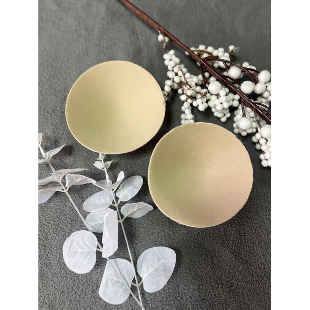 Runde Beige BH-Cups Einsätze für Badebekleidung von Po Fanu