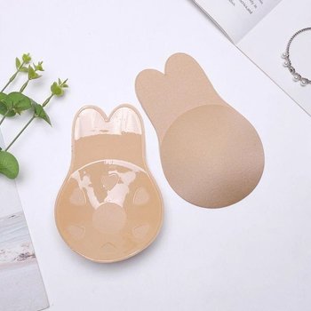 Autocollants invisibles pour seins en silicone médical beige