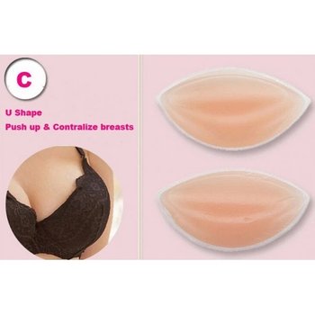Coussinets en Silicone pour Soutien-Gorge Couleur Nude