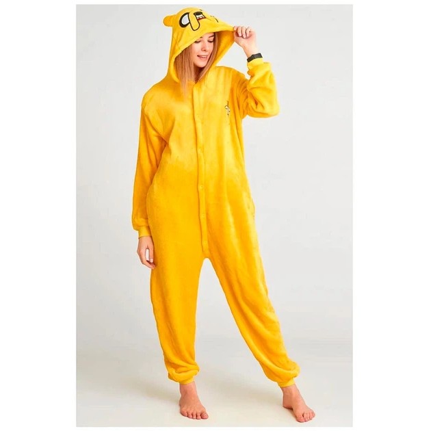 קיגורומי My Kigu לנשים צהוב עם כובע 'זמן הרפתקאות'