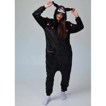 קיגורומי לנשים Kuromi בצבע שחור מפליז