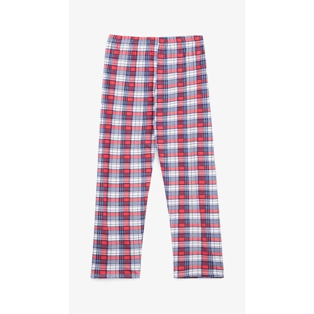 Red Men's Pajama Pants Made from Soft Fabric