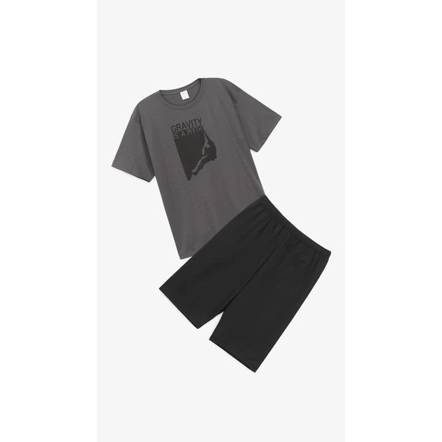 Pyjama Homme AYANS Gris-Noir