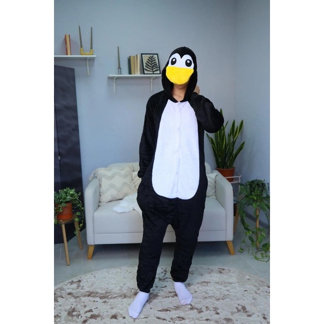 Black Men's Kigurumi My Kigu with Hood