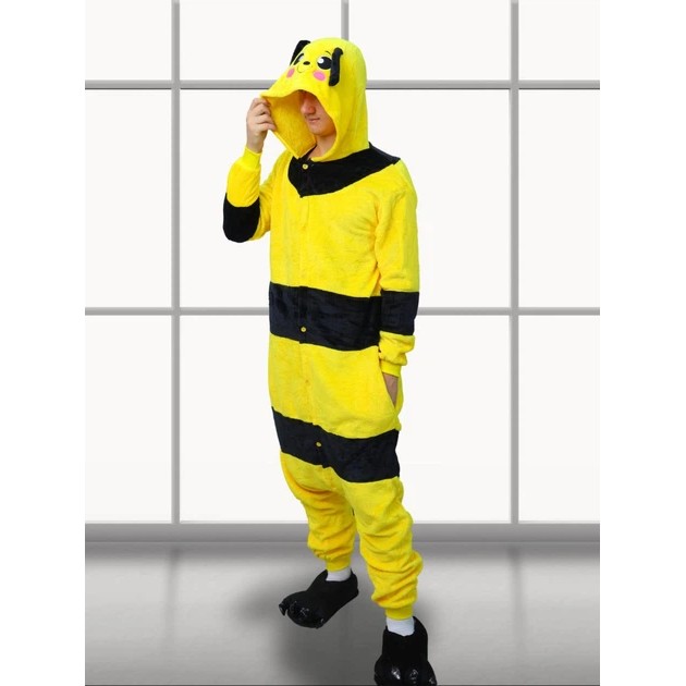 Kigurumi Adulto Abeja en Amarillo y Negro