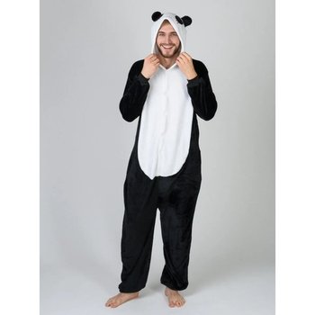 Pyjama Kigurumi Masculin Jamboo Panda Triste de Neige en Blanc