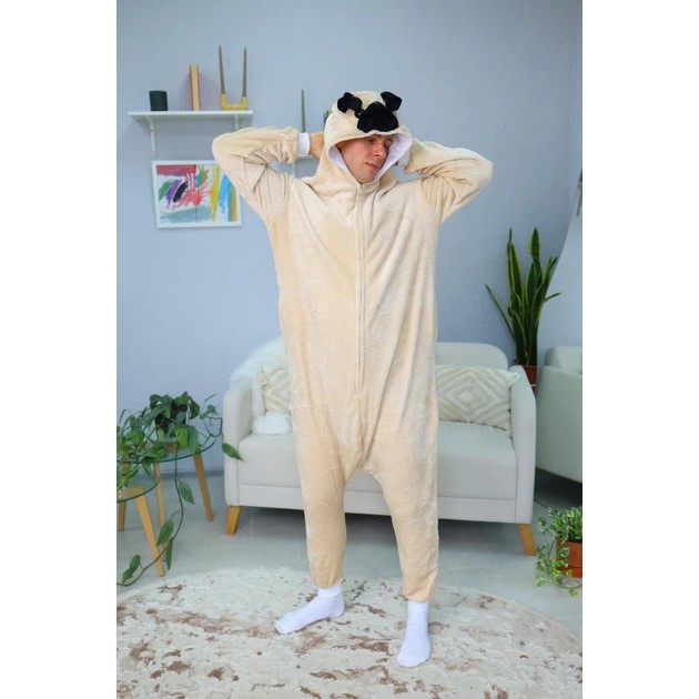 Піжама Кігурумі My Kigu Чоловіча Бежевого кольору