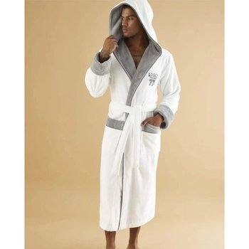Robe de Bain pour Homme Nusa en Coton Blanc