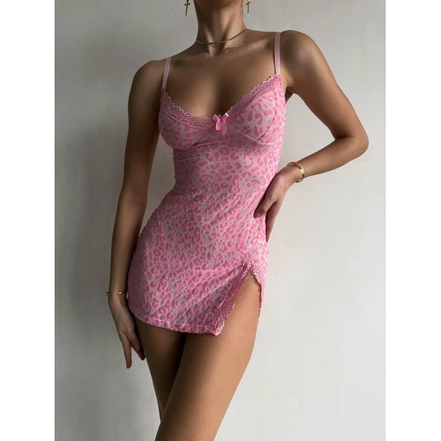 Pink Lace Robe - Women's Erotic Loungewear
