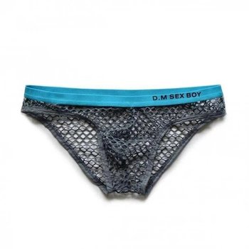 Caleçon érotique masculin D.M gris