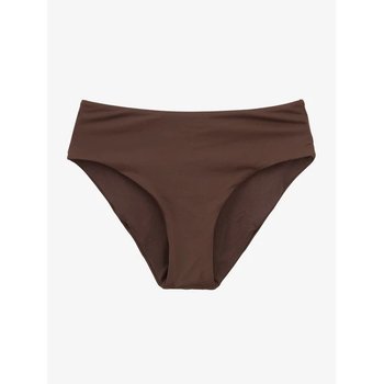 Bajo de bikini sólido marrón para mujer de GENUA