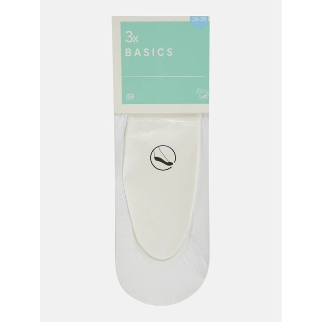 Ensemble de Chaussettes en Nylon pour Femmes C&A - Blanc